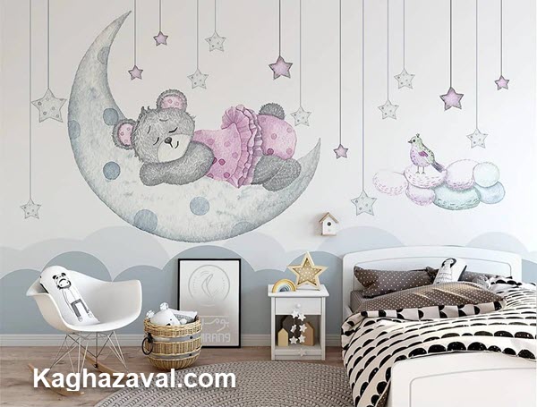 کاغذ دیواری کودک - کاغذ اول