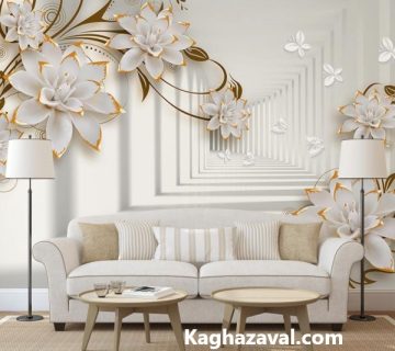 خرید کاغذ دیواری سه بعدی با قیمت مناسب کاغذ اول