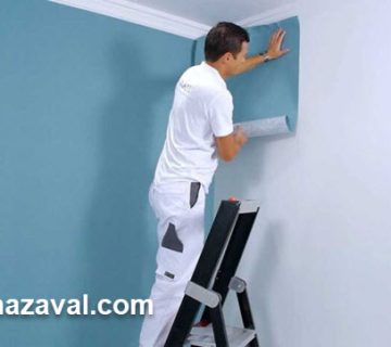 طریقه نصب کاغذ دیواری کاغذ اول