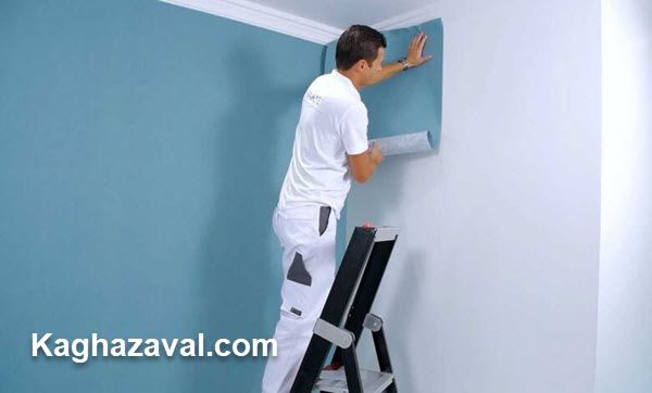 طریقه نصب کاغذ دیواری - کاغذ اول
