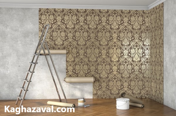 نحوه نصب کاغذ دیواری روی دیوار گچی - کاغذ اول
