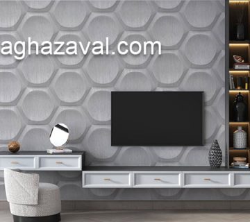 قیمت پوستر دیواری سه بعدی پشت تلویزیون | کاغذ اول