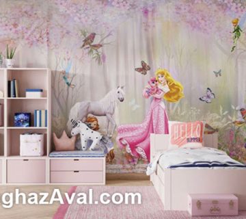خرید کاغذ دیواری لاکچری دخترانه | کاغذ اول