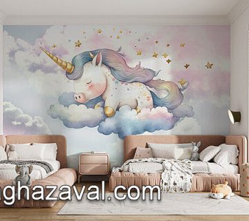 خرید پوستر دیواری سه بعدی اتاق کودک | کاغذ اول