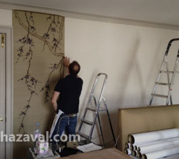 نصب و پخش کاغذ دیواری در سعادت آباد