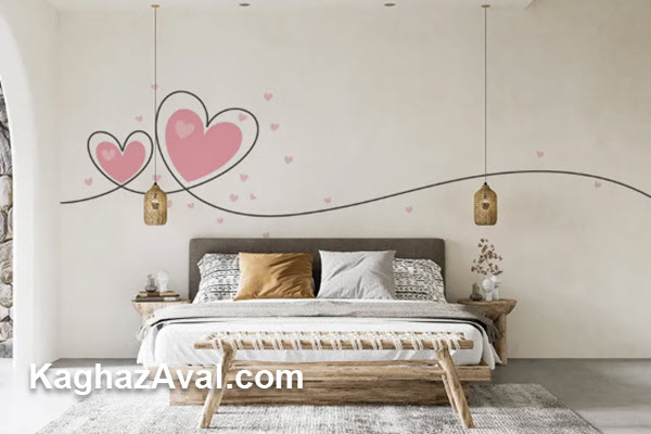 انواع طرحهای کاغذ دیواری دخترانه لاکچری