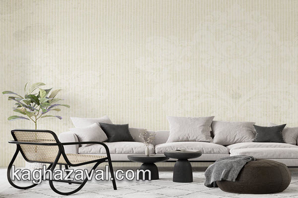 فروش جدیدترین کاغذ دیواری مینیمال کرمی در نیاوران | کاغذ اول