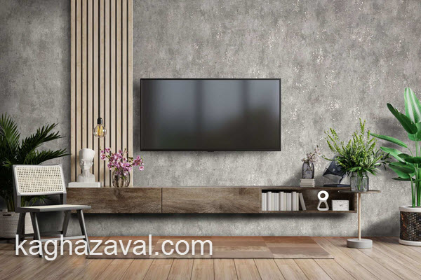 فروش انواع کاغذ دیواری مدرن پشت تلویزیون | کاغذ اول